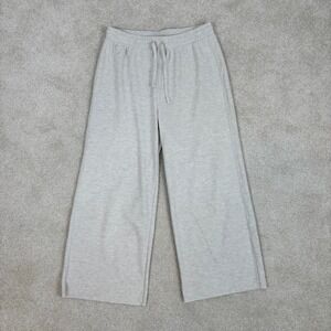 Splendid Collection Winslow Pant Wide Leg Crop Lounge Pants Oat Beige Size M